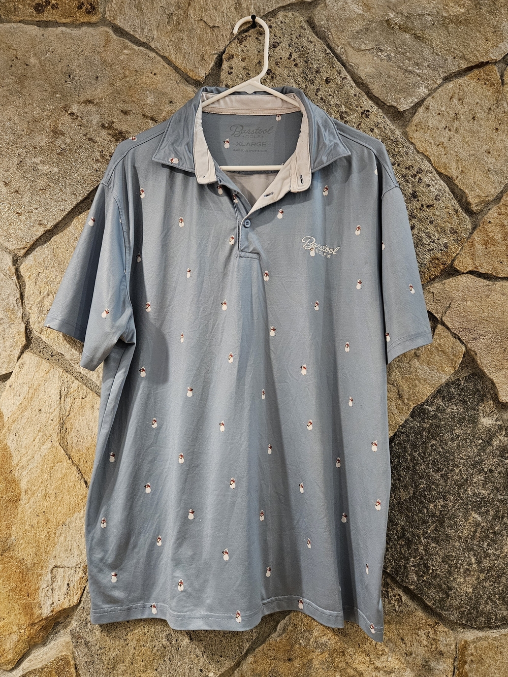 Bayside Club Light Blue Men’s Short-Sleeve Polo